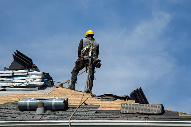 Professional Flat Roof Repair technician working in La Salle, CO